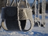 Cheryl Doucet - hoar frost on swings